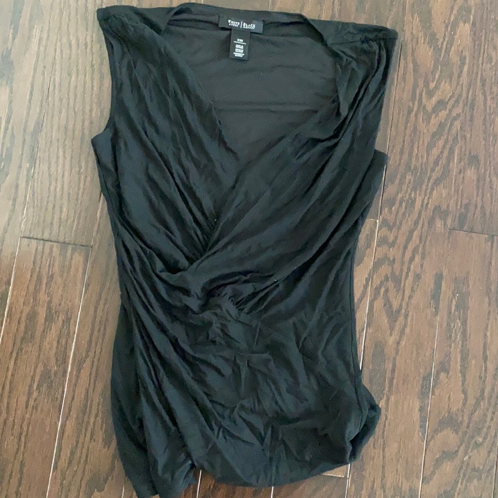 White House Black Market XXS black blouse
